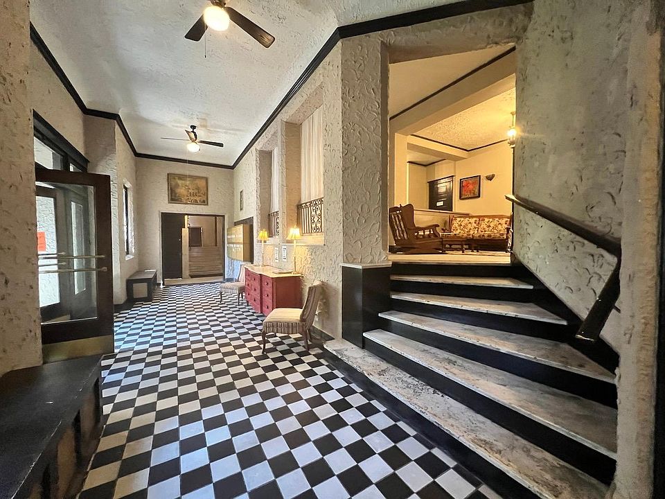 View of lower and upper lobby.