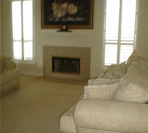 Cozy fireplace