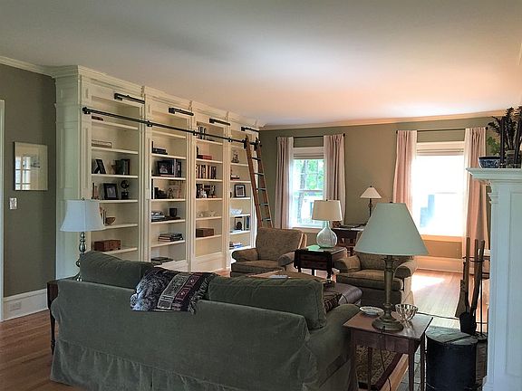 living room custom library