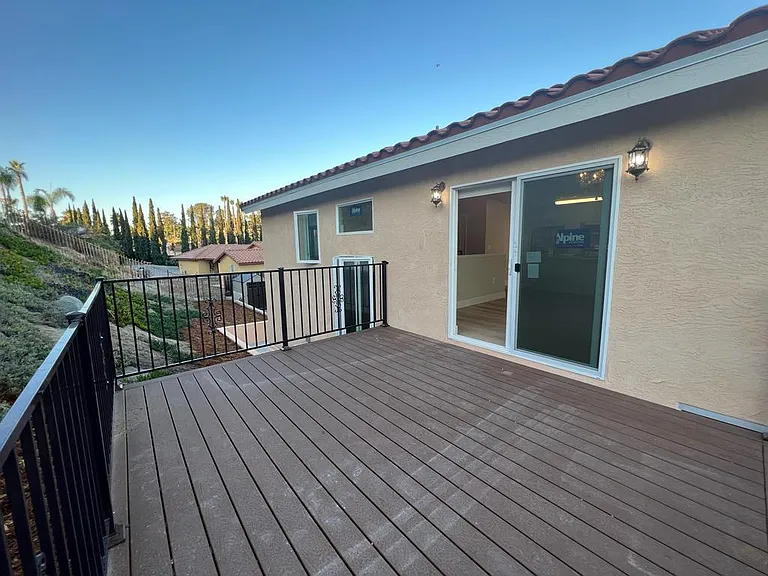 BALCONY, 12 FEET BY 14 FEET