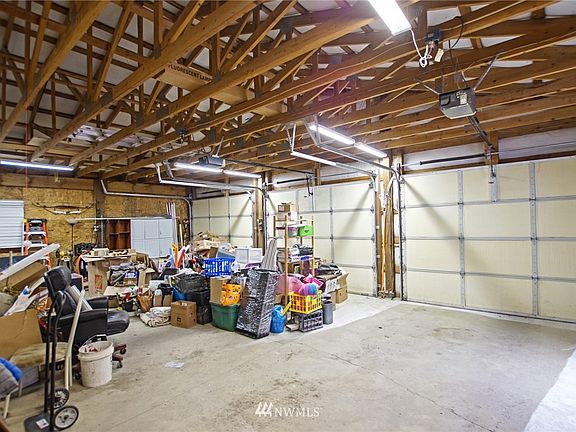 Inside 3 car garage