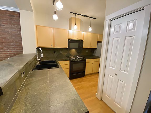 Upgraded kitchen with plenty of storage space