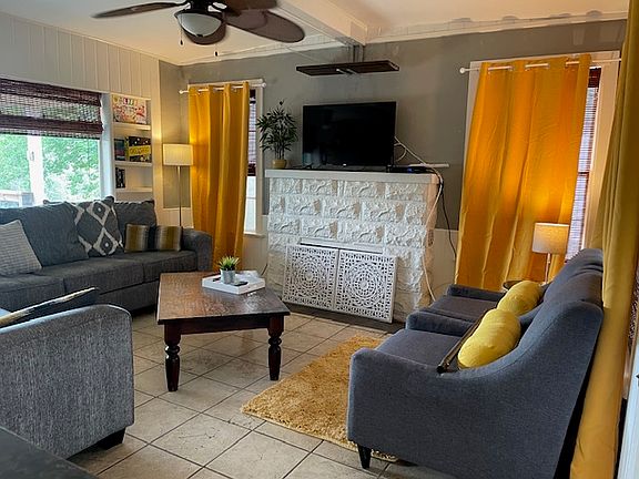 Large living space with cable TV/streaming options as well.