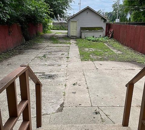 Backyard and Driveway