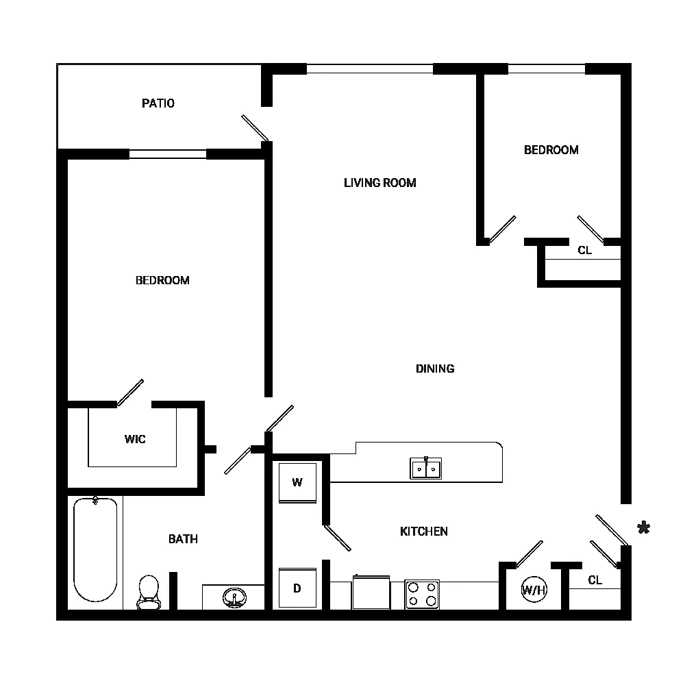 Floor plan Lavendar