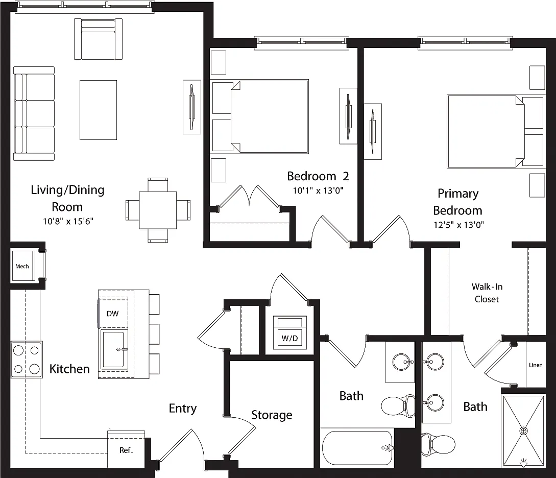 Floor plan B2