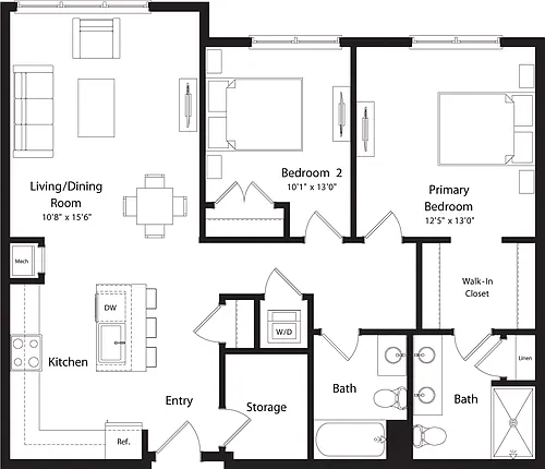 Floor plan B2