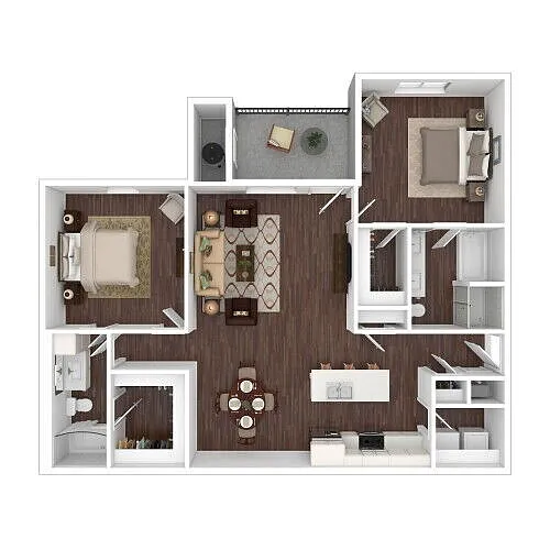 Floor plan 2X2