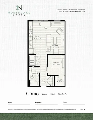 Floor plan Como