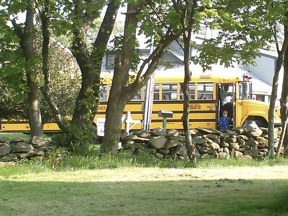 bus stop/end of drive
