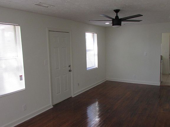 Living room and dining area