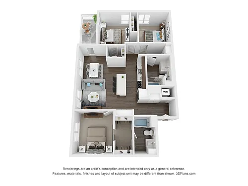 Floor plan C1 3X2