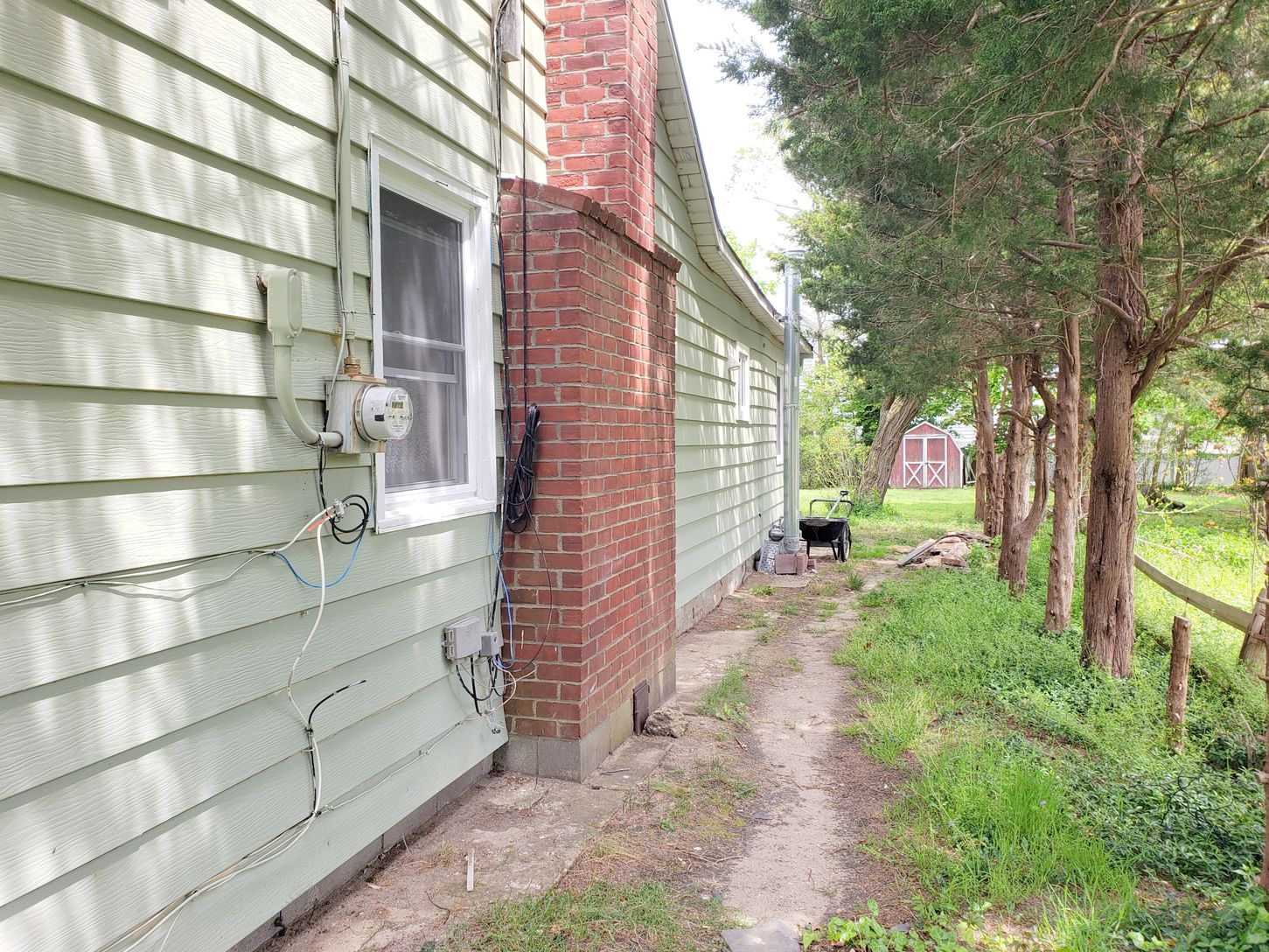  South Side Of Cottage For Kayak Storage