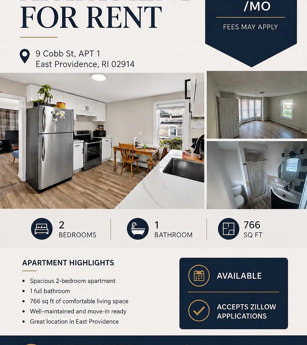 2 bed, 766 sqft, $2,000 — Photo 1