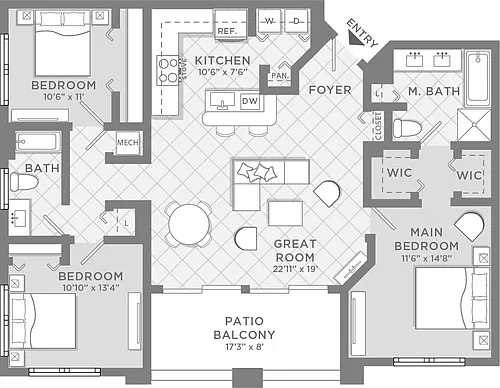 Floor plan The Veneto