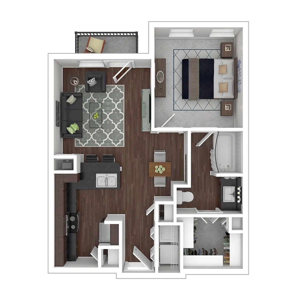 Floor plan A1 Bluff