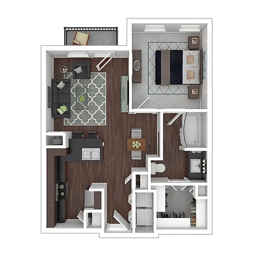 Floor plan A1 Bluff
