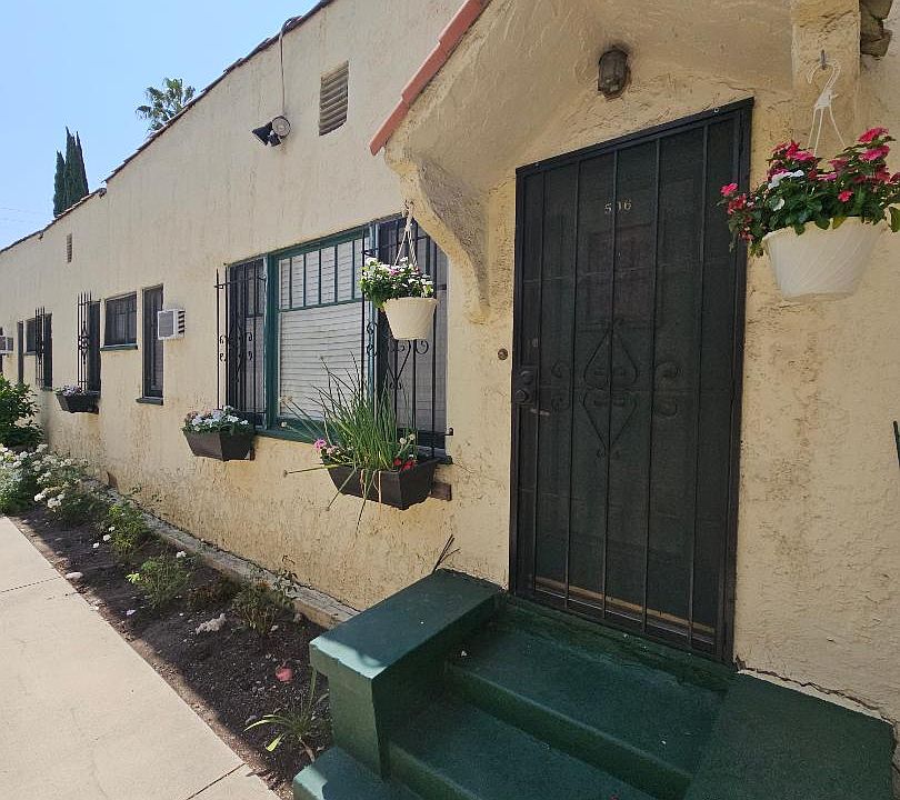 Front door and sitting stoop