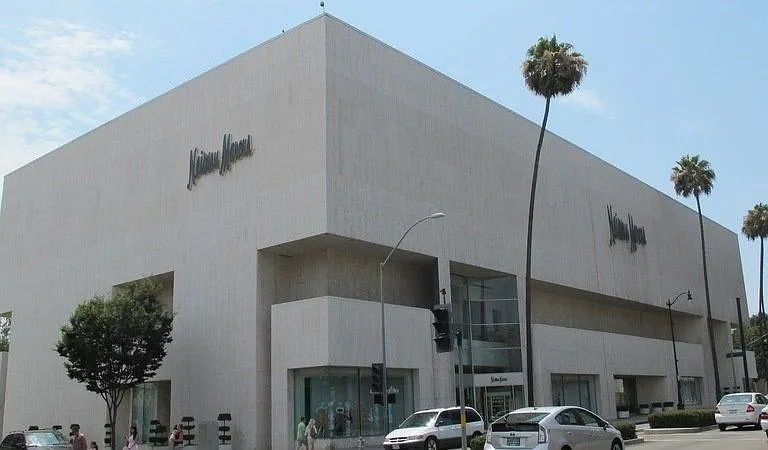 Nieman Marcus 6 to 8 blocks away