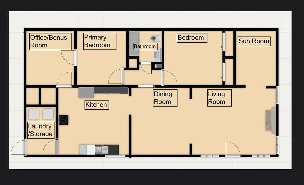 3 bed, 1476 sqft, $1,800 — Photo 3