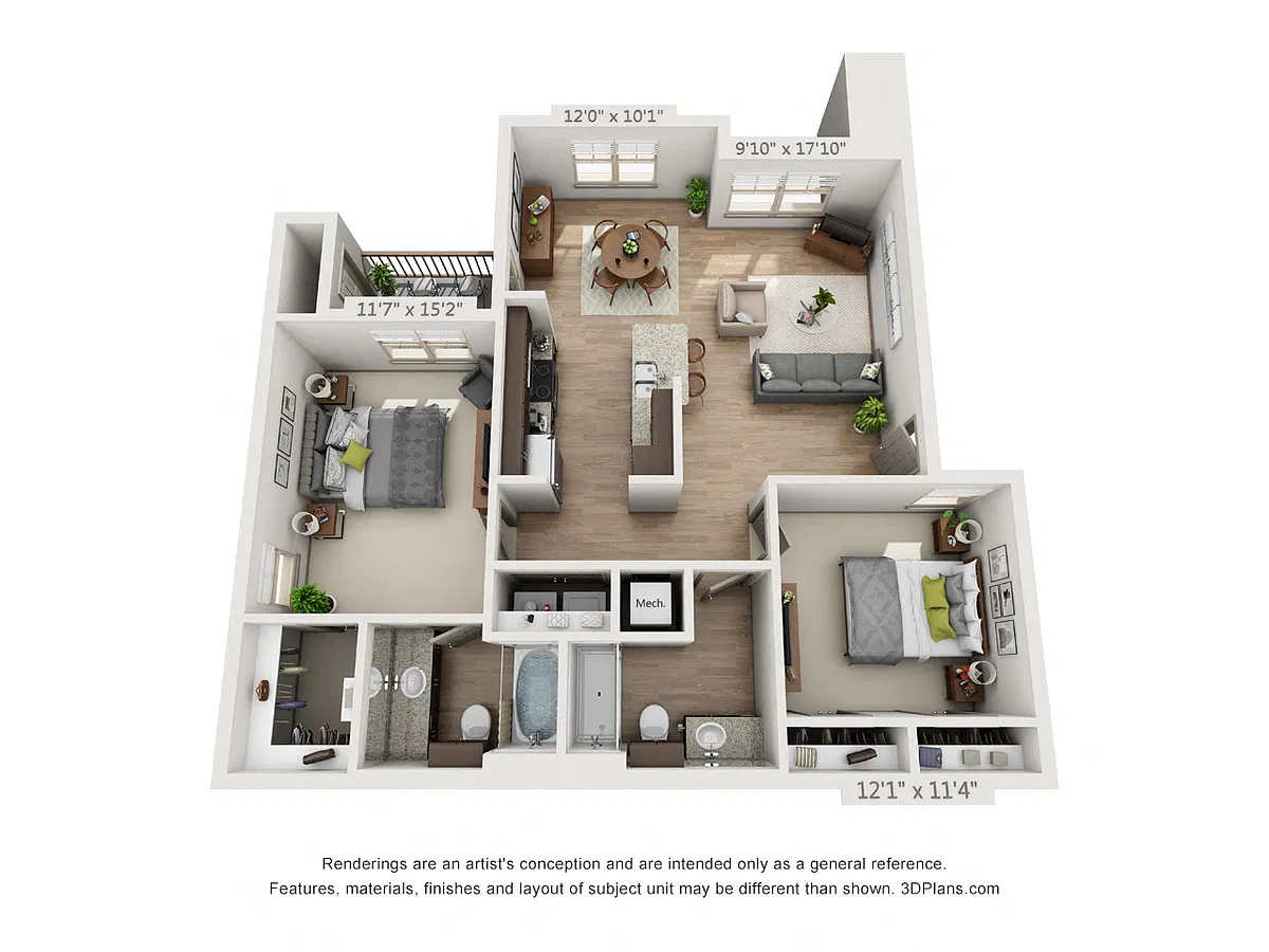 Floor plan Claiborne