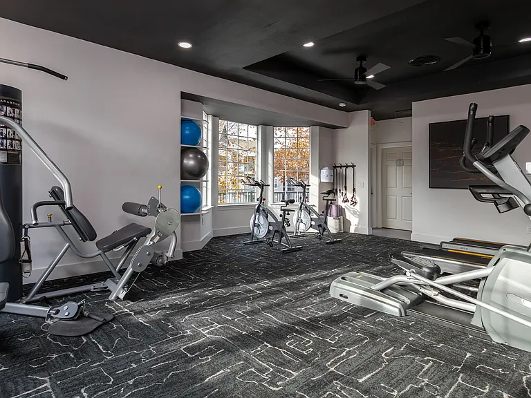 Our incredible on-site fitness center features all the weight training and cardio equipment you need for a total body workout.