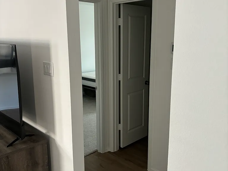 Entry way to guest bathroom and bedroom #1