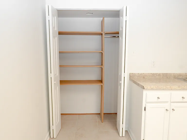Spacious closet