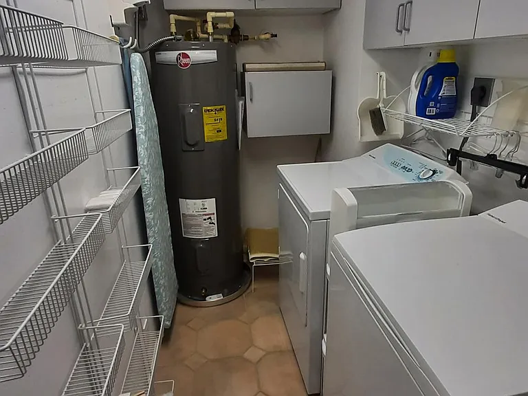 Separate in unit utility room with in unit Laundry