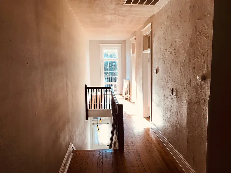 Hallway - with entrances into 2 Large rooms on right. Landing at end can be used as office
