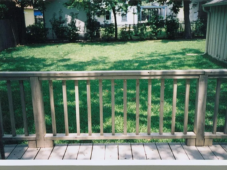 Backyard from Back porch
