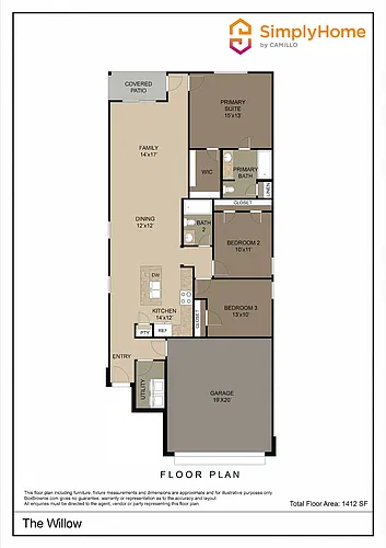 Floor plan 2004 Palmatum Road