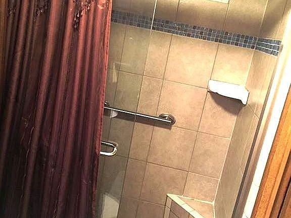 Custom tiled shower!