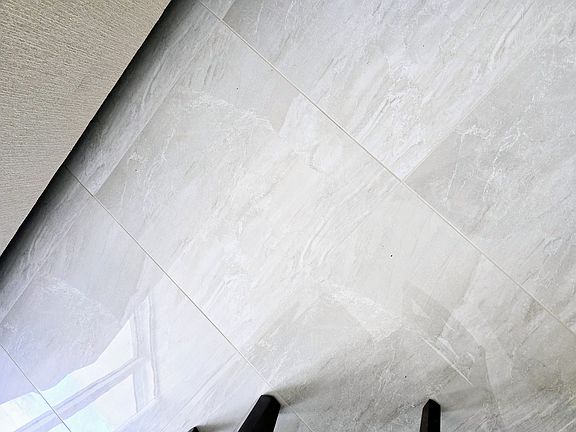 Brand new porcelain floors