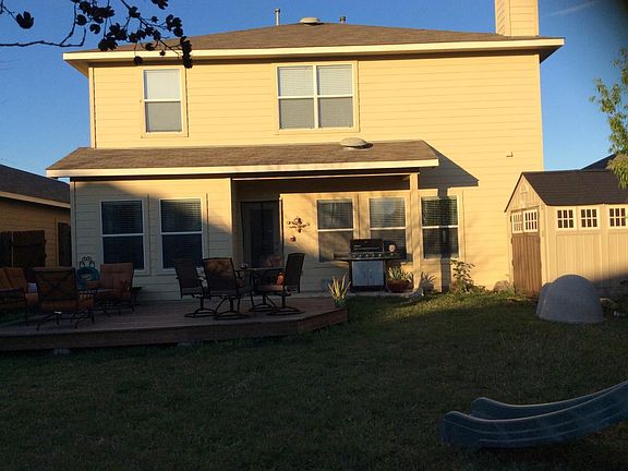 Backyard with deck
