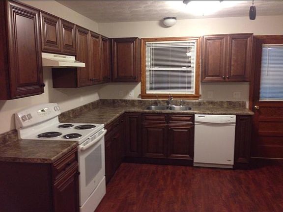 New cabinets and appliances