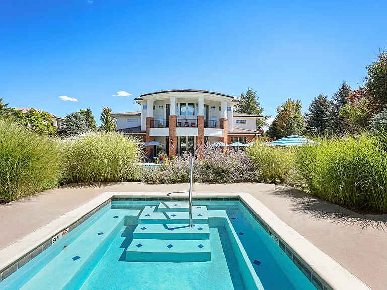 Relax in the outdoor hot tub
