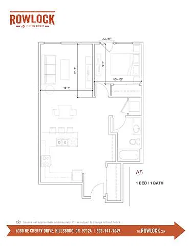 Floor plan 1X1 A5