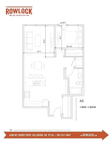 Floor plan 1X1 A5