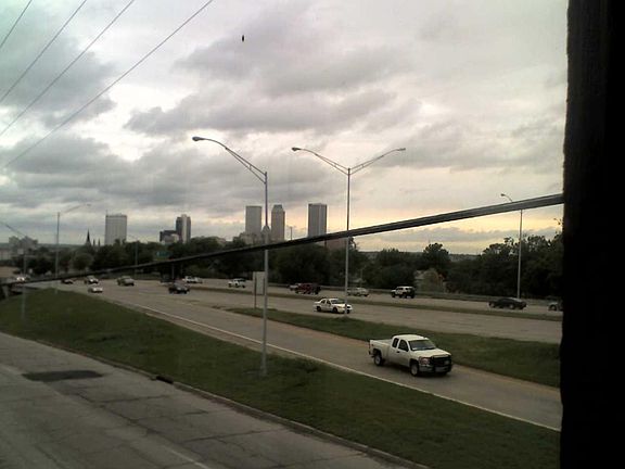 View of Downtown from Sunporch