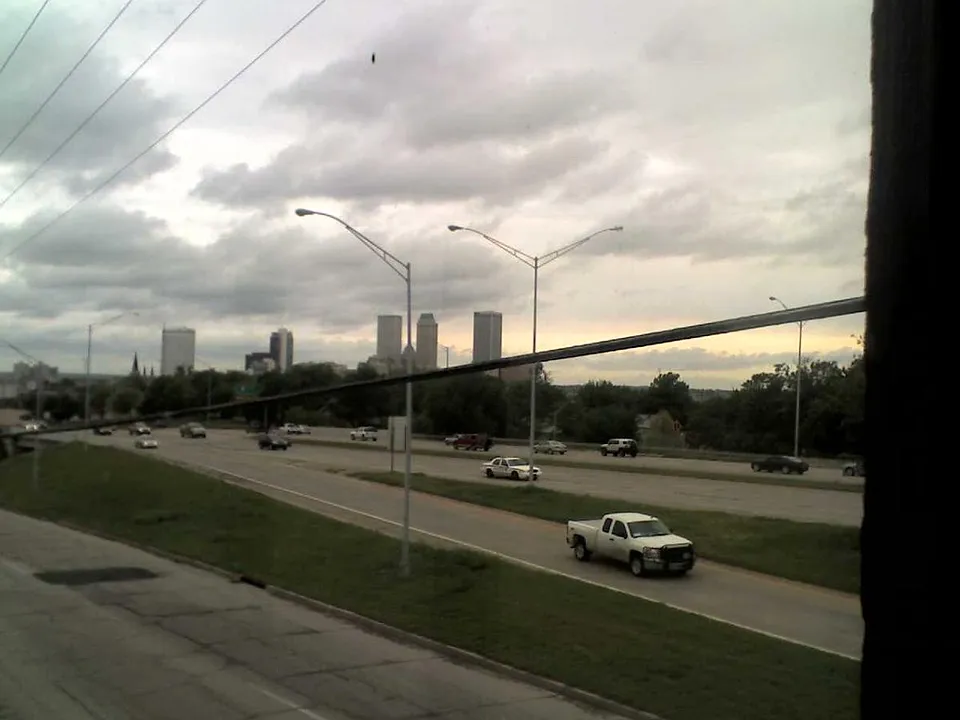View of Downtown from Sunporch
