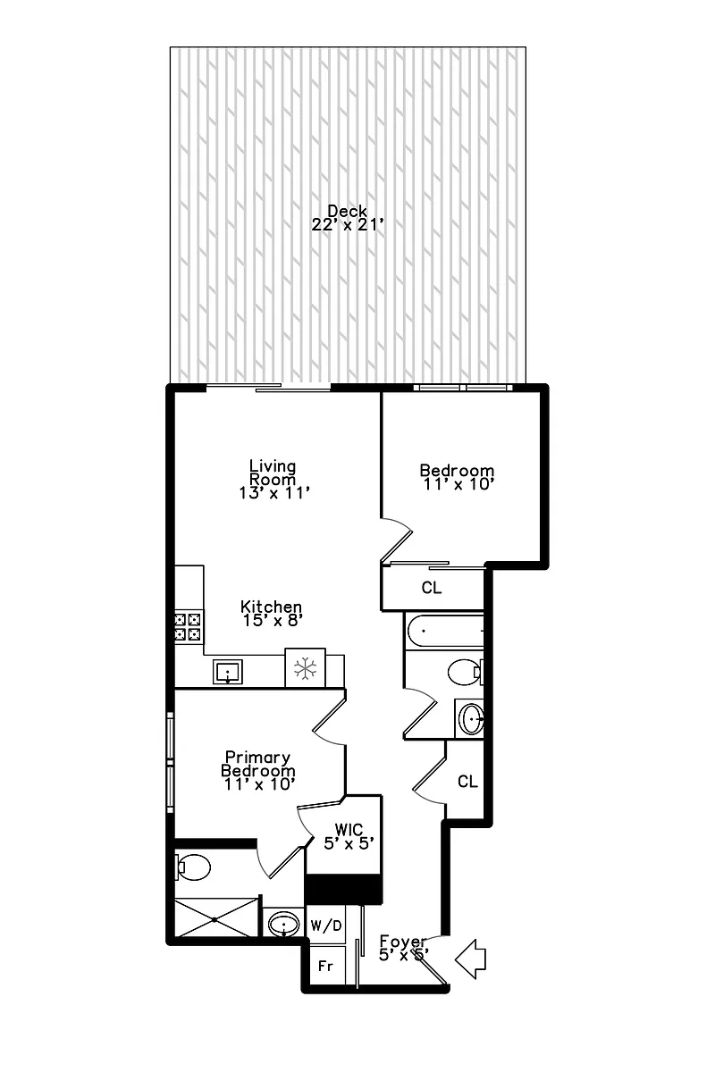 Floor plan Tier 3