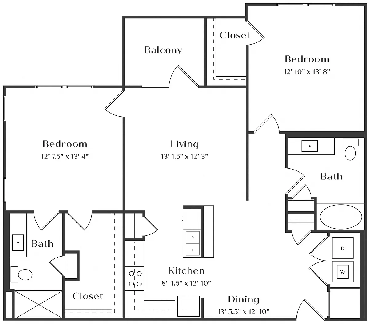 Floor plan B2