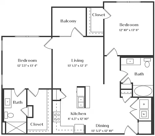 Floor plan B2