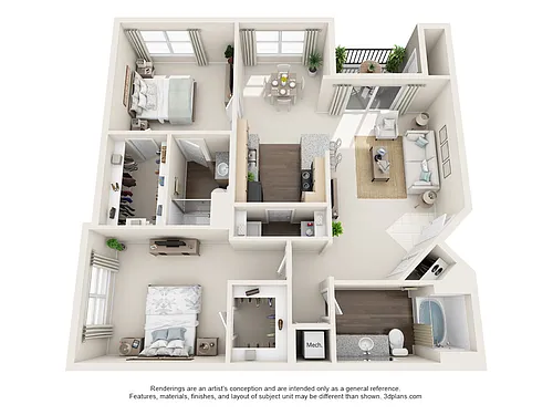 Floor plan B2