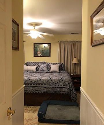 hallway into master bedroom