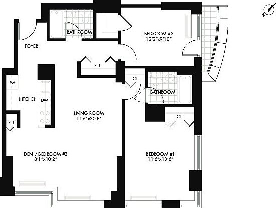 2nd image of 4-74 48th Ave Penthouse 1G