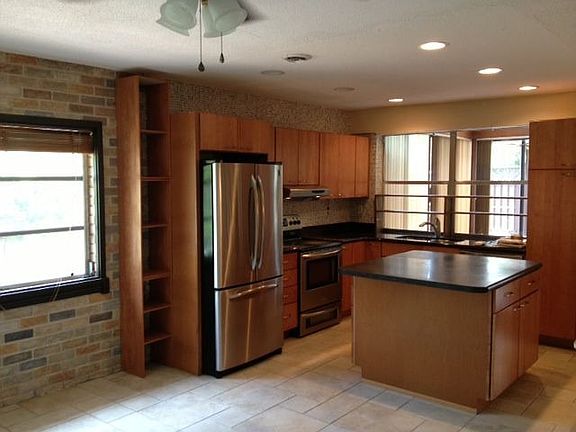 TV Room Stainless Appliances