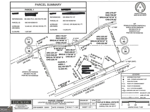 0 Cascade Palmetto Hwy SW Parcel 1, Atlanta, GA 30331
