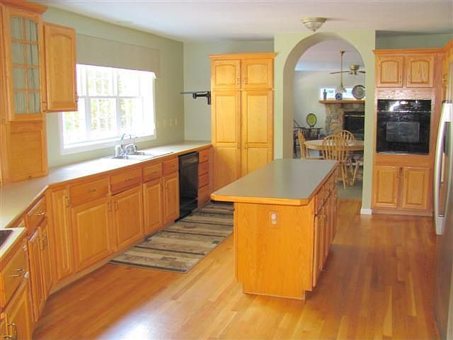 Large Kitchen with Hardwood
